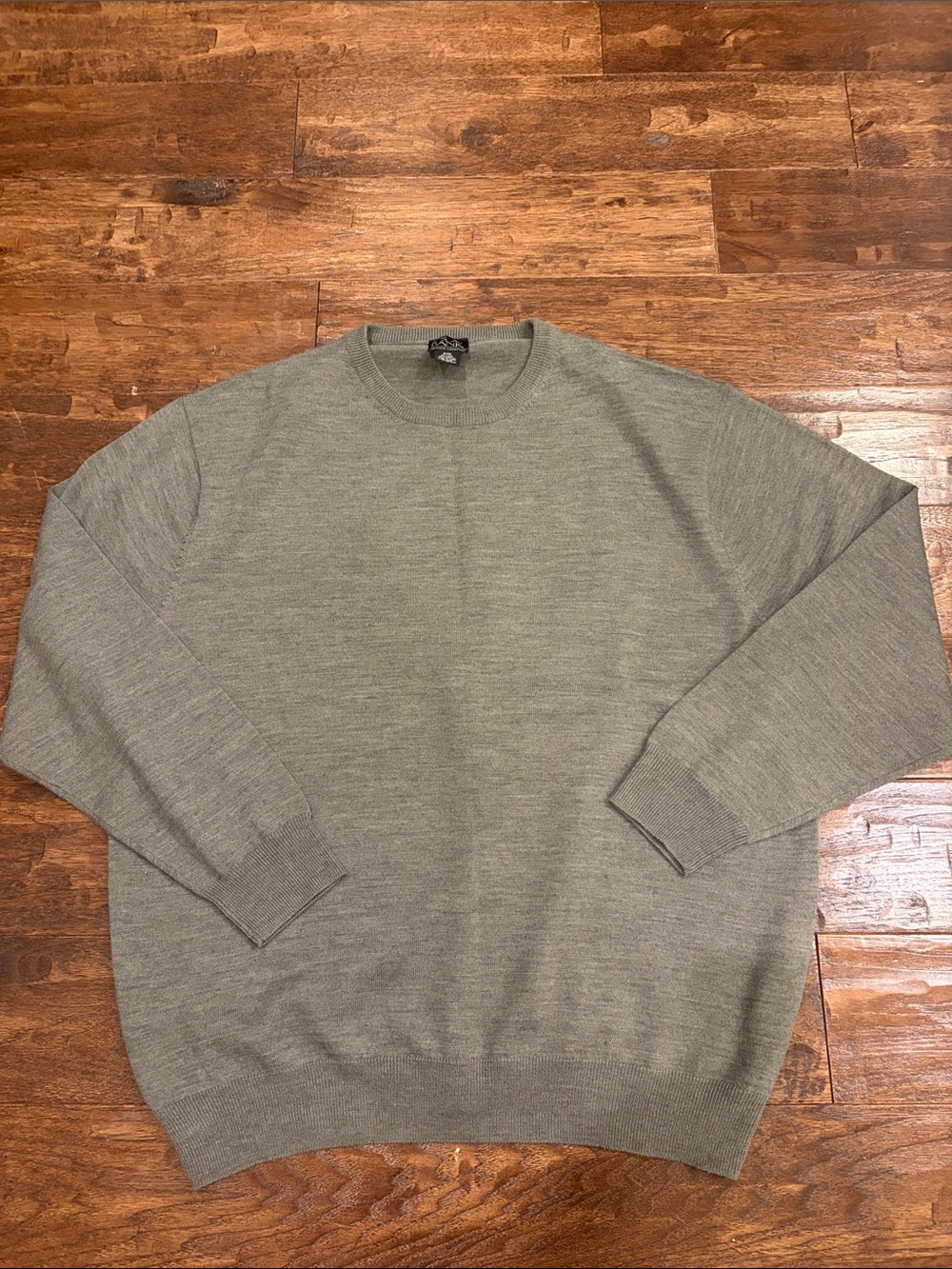 Jos. A. Bank Olive Crewneck Sweater